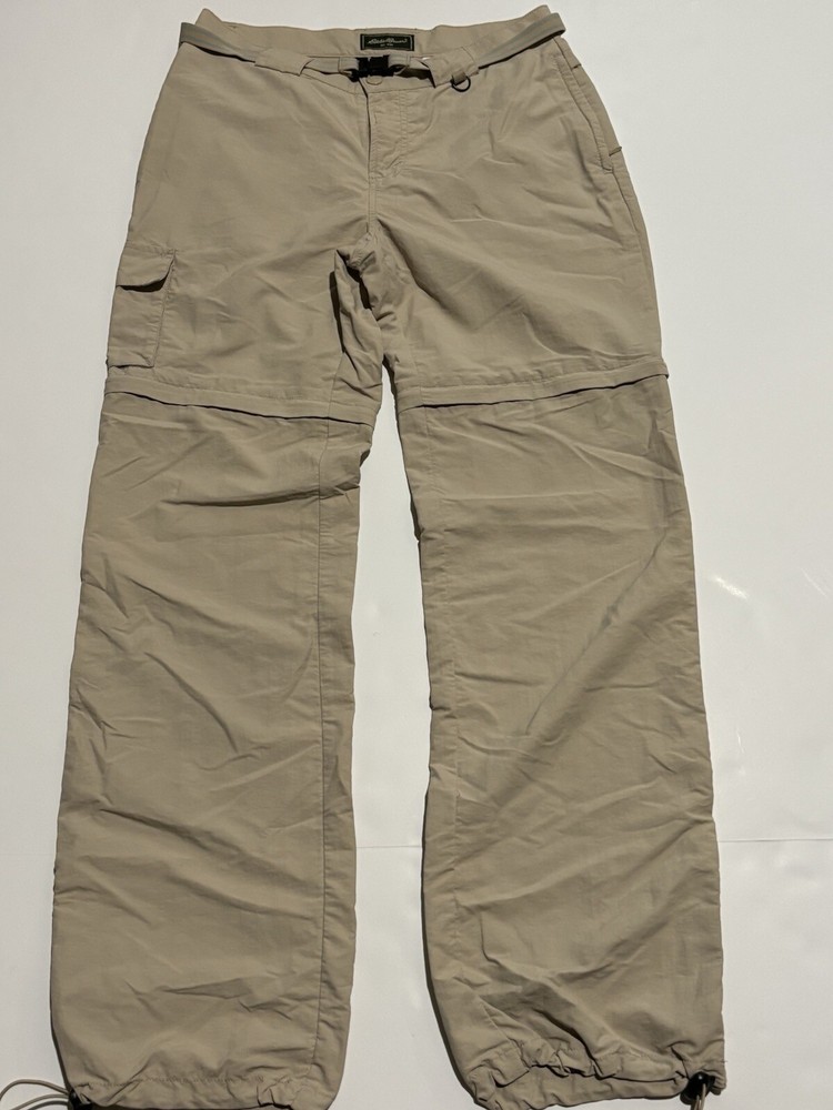 EDDIE BAUER Womens size 6 lightweight nylon hiking cargo pants for outdoor performance  