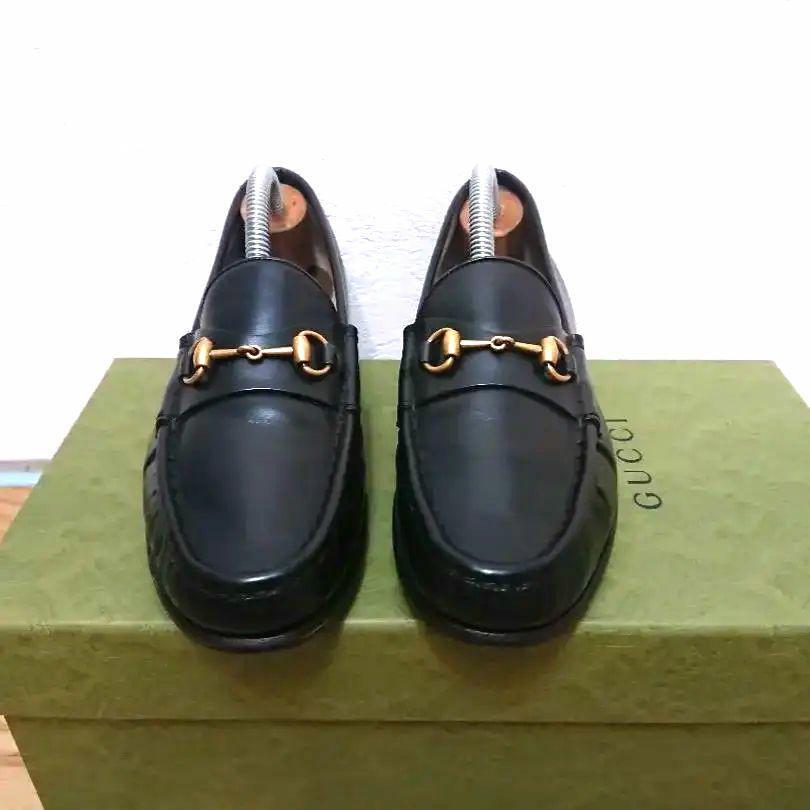 Men 5.0US Gucci 1953 Horsebit Loafers Black