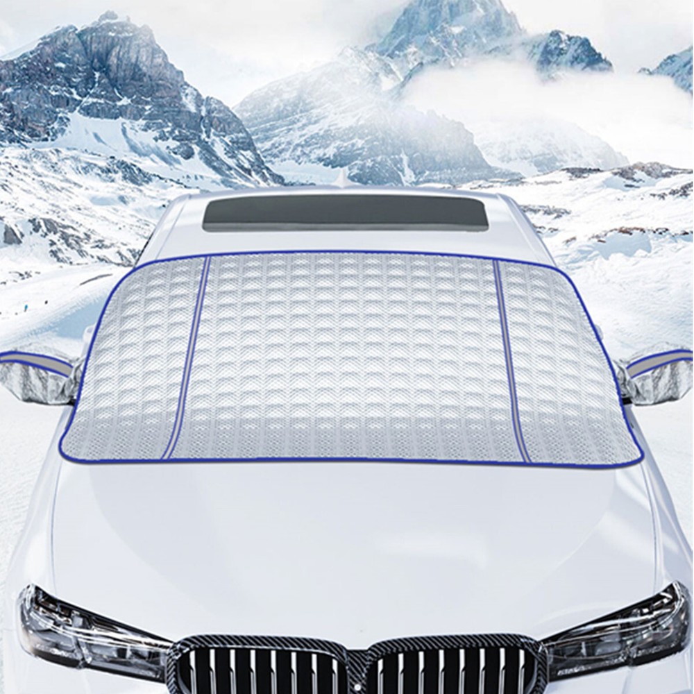 Car Windshield Snow Cover Protector for Ice Frost Rain and Sun Shade