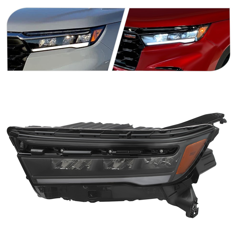 Full LED LH Headlight Driver Side for 2023-2024 Honda Pilot-image