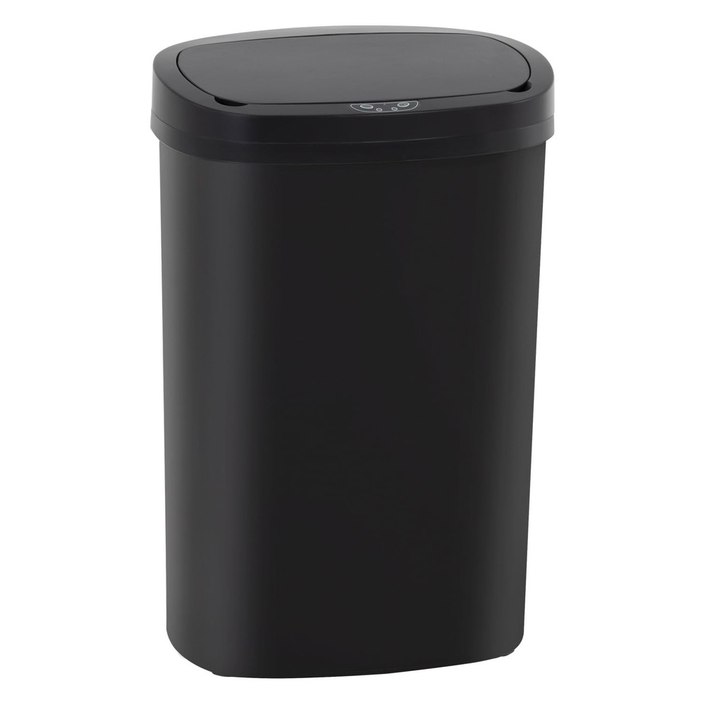 Kitchen Trash Can with Lid, 13 Gallon Automatic Garbage Can for Bathroom Bedr...