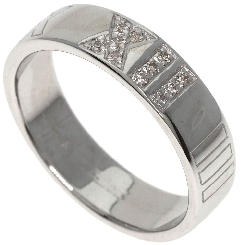 TIFFANY&Co.   Ring Atlas Diamond K18 White Gold
