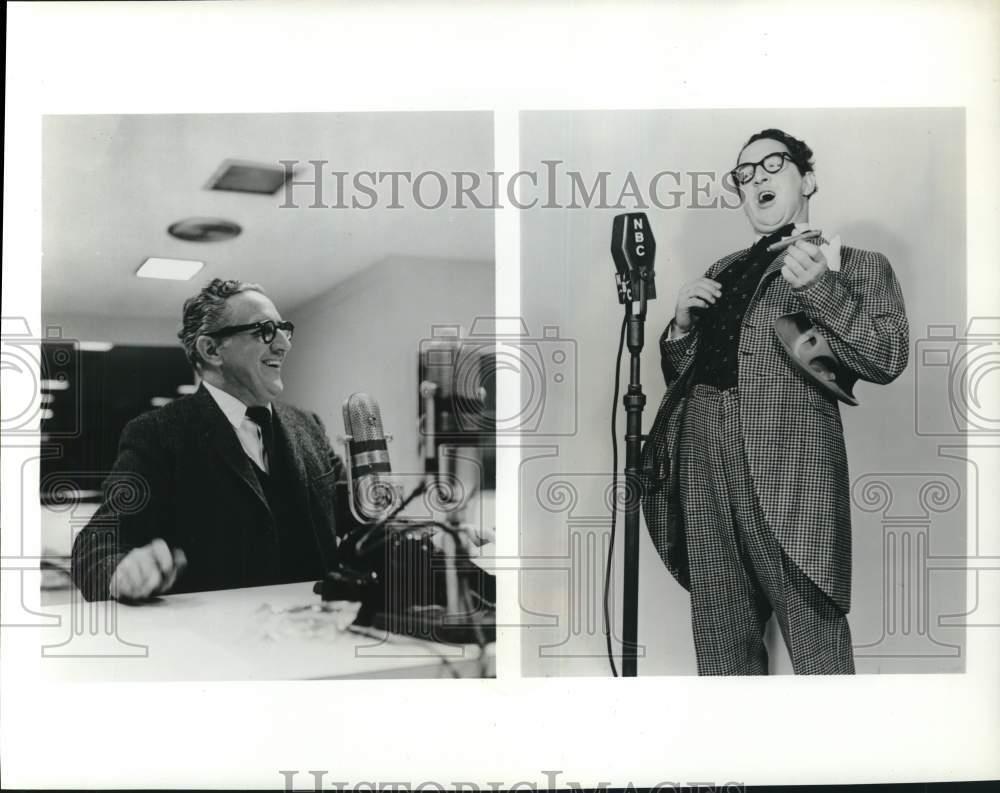 Press Photo Comic, Kenny Delmar in The Chase & Sanborrn 101st Anniversary Show