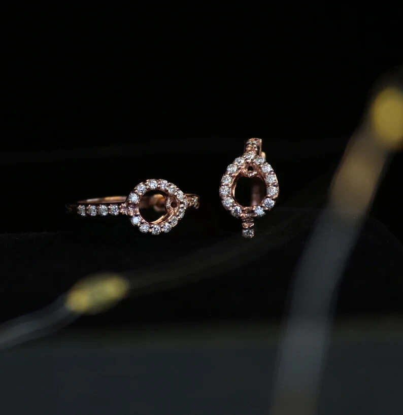 1.50Ct Round Simulated Diamond Hoop & Huggie Earrings 925 Yellow Sterling Silver