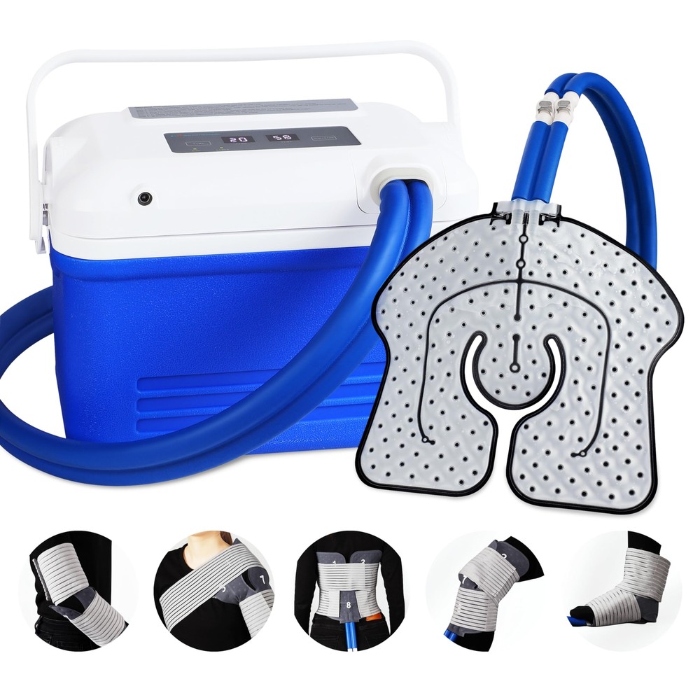 Cold Therapy Machine, Ice Machine for Knee and Shoulder After Surgery, Digita...