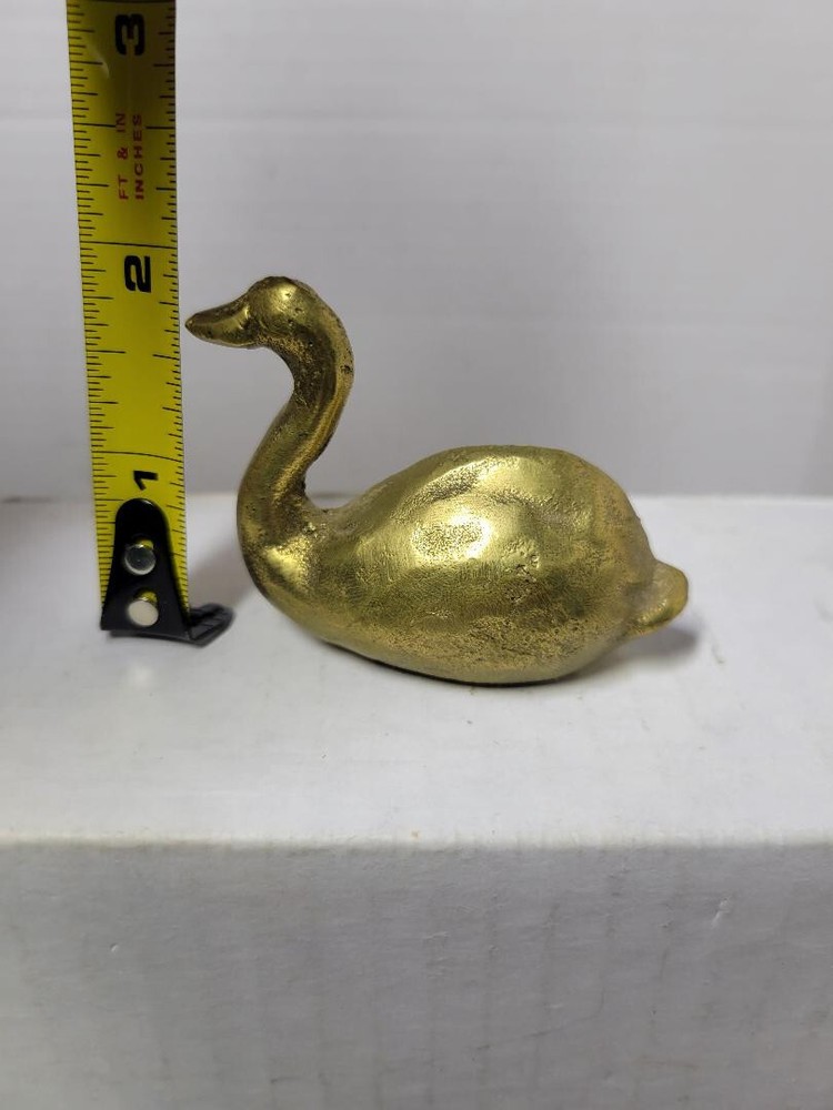 Brass Swan Paperweight
