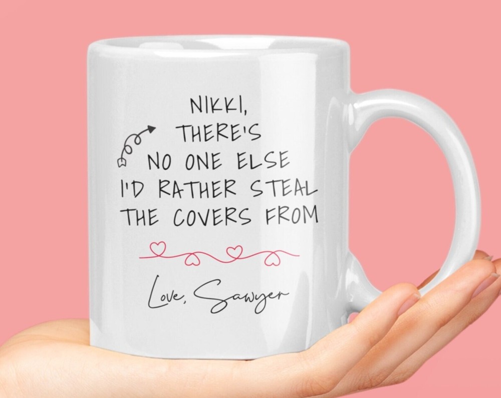 Funny Personalized Valentine's Day Coffee Mug - Custom Gift for Him or Her