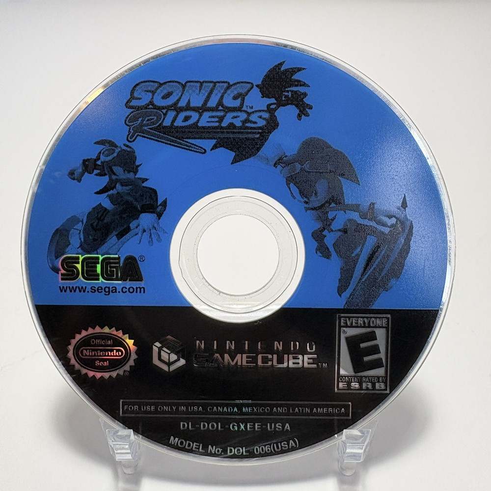 Sonic Riders Nintendo Gamecube Loose DISC ONLY Tested Clean Fast Shipping