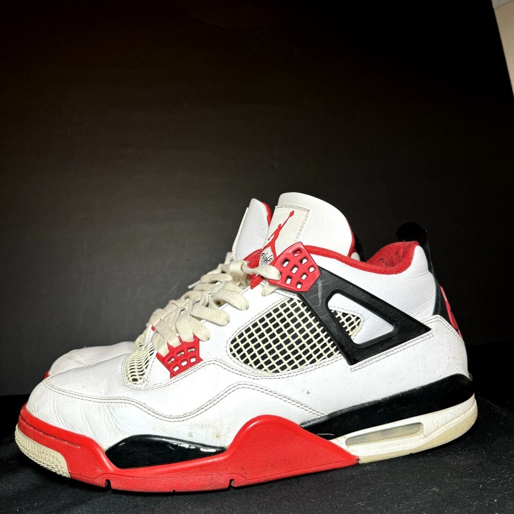 Nike Air Jordan 4 Retro OG Fire Red 2020 Men's Shoes - Size 12 - DC7770 160