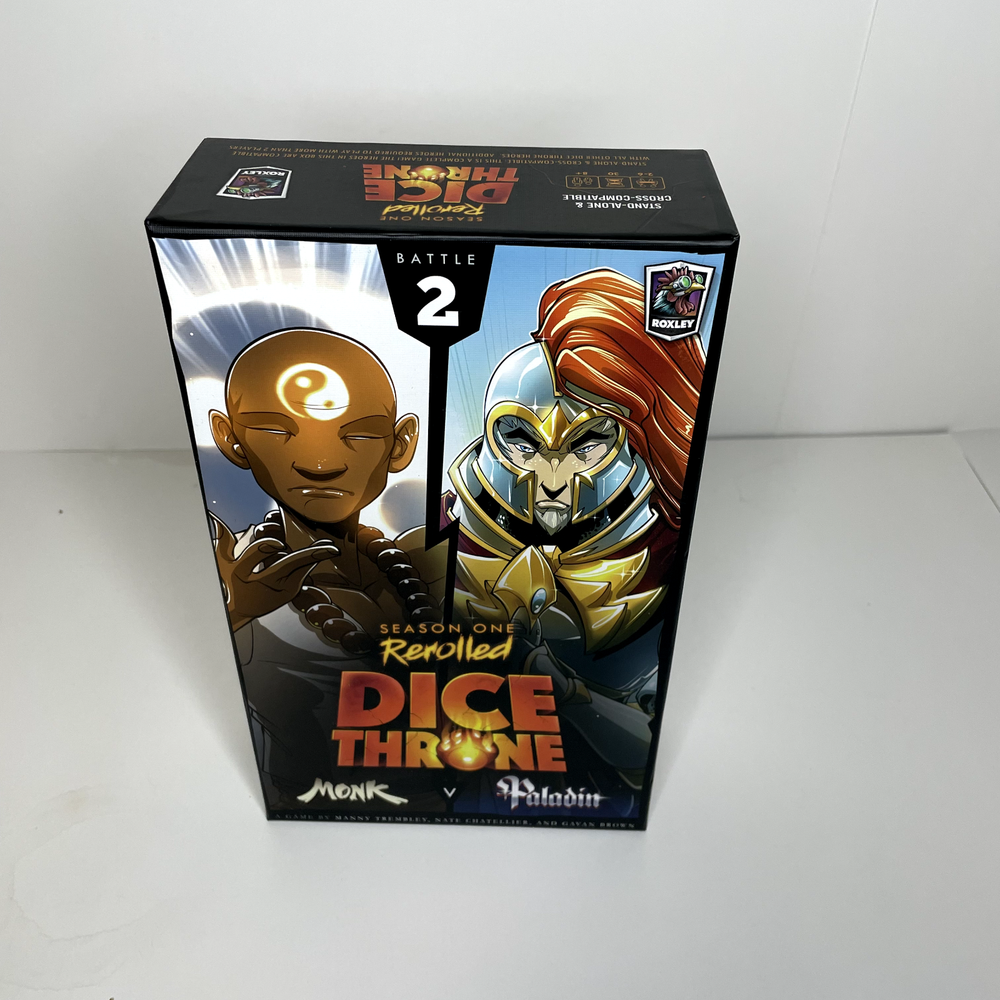 Dice Throne: Monk vs Paladin
