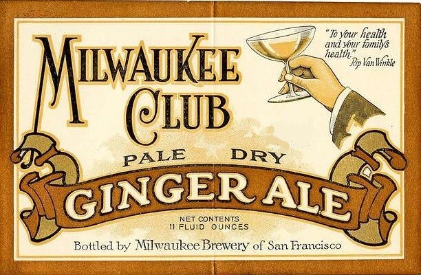 Vintage Ginger Ale Beer Label 2x3 Fridge Magnet Port Hops Collectible Drink