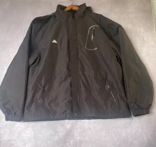 Snow Jacket  Men’s  Plus size MOERDENG  Waterproof Hooded   Black  SizeXXL