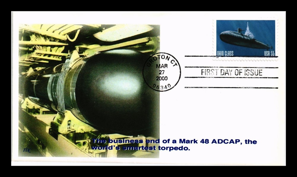 DR JIM STAMPS US COVER OHIO CLASS NAVY SUBMARINES FDC LIMITED EDITION 5 OF 10