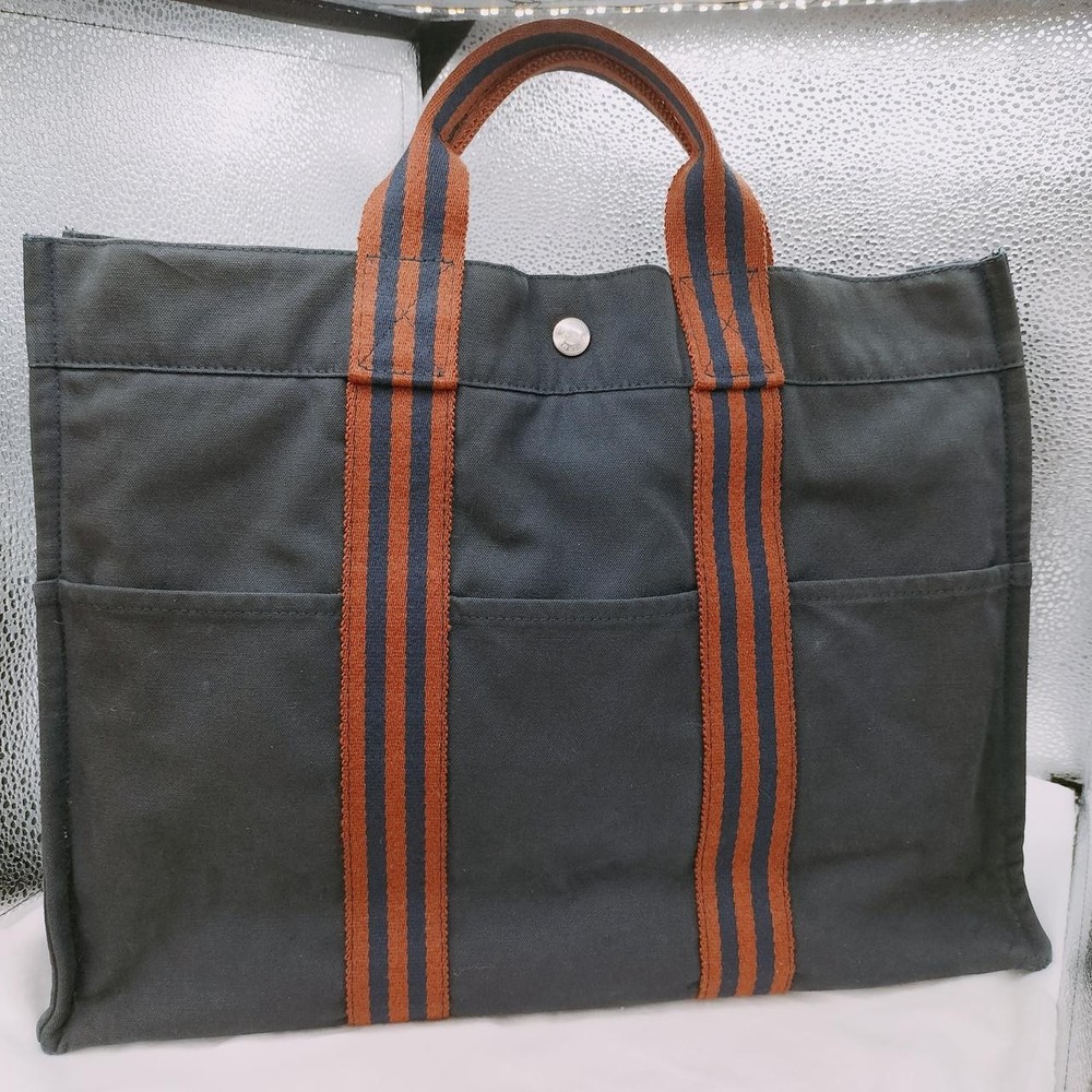 Hermes Beige Canvas Tote Bag for Women Elegant & Spacious