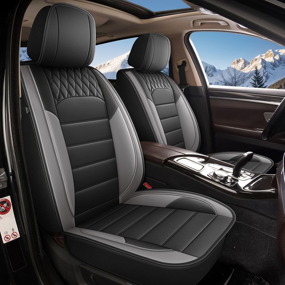 Car 5 Seat Cover Faux Leather Front Rear For Subaru Ascent 2019-2025 Seat Pad
