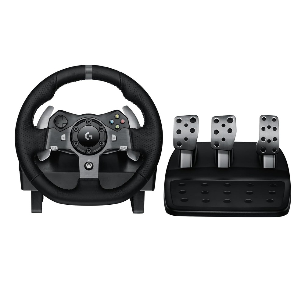 G920 Racing Wheel with Real Force Feedback & Stainless Steel Shifters for Xbox