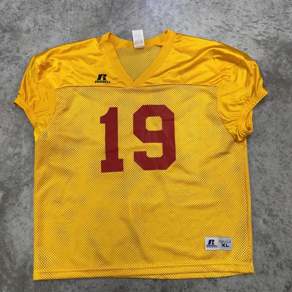Russell Athletic Football Jersey Shirt Mens XL Mesh Number 19 Practice