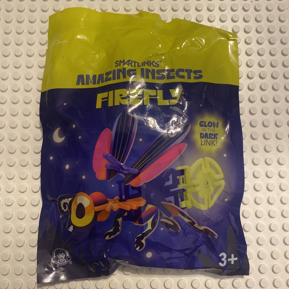 New!  Wendy's Smartlinks Amazing Insects FIREFLY Kids Meal Toy 2024