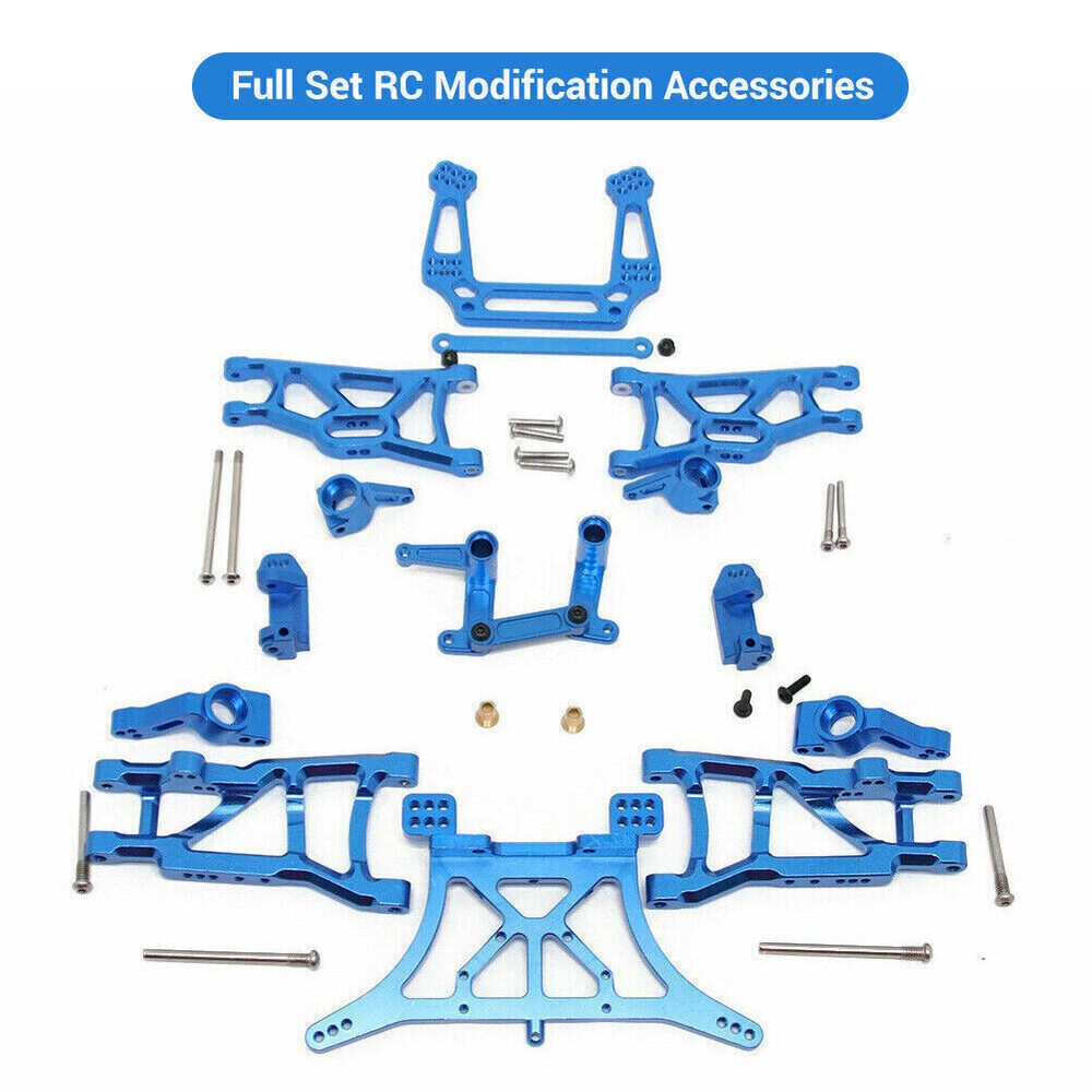 RC Car Upgrade Parts Metal Full Set For 1/10 Traxxas Slash 2WD/Rustler/Stampede