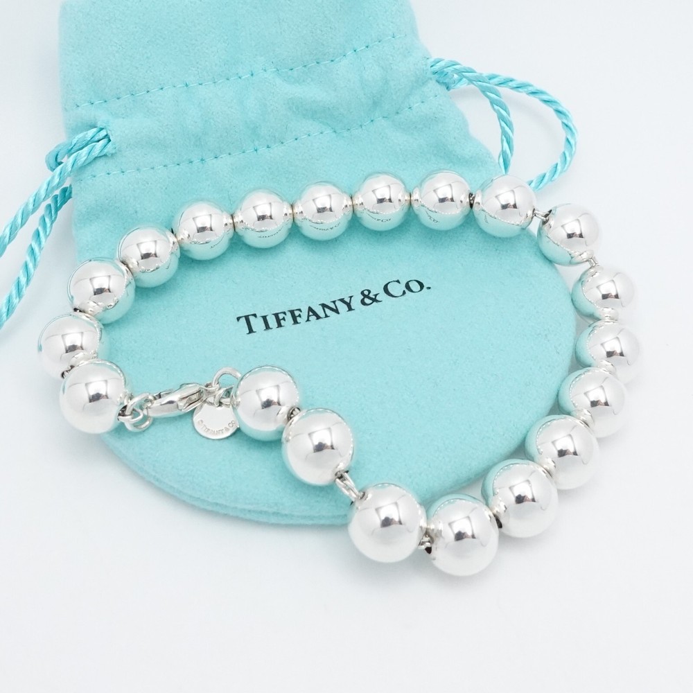 Tiffany & Co. HardWear Sterling Silver Ball Bracelet - Size 8.75