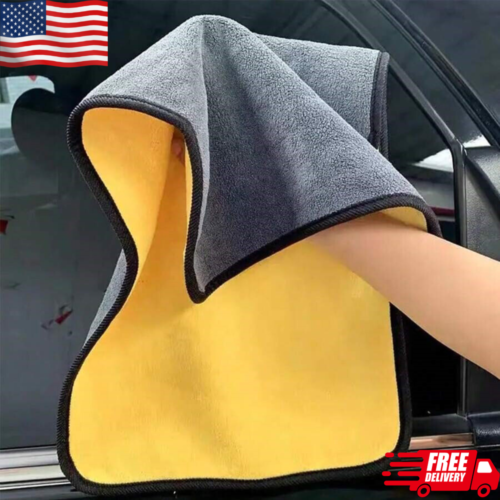 Car Cleaning Cloths 1Pc Microfiber  Polishing 40cm x 30cm Absorbent Towel Cloth