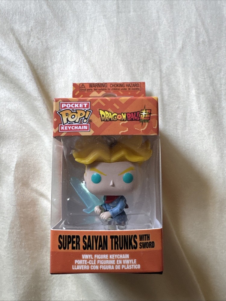Funko Pop! Keychain: Dragon Ball Super - Super Saiyan Trunks with Sword