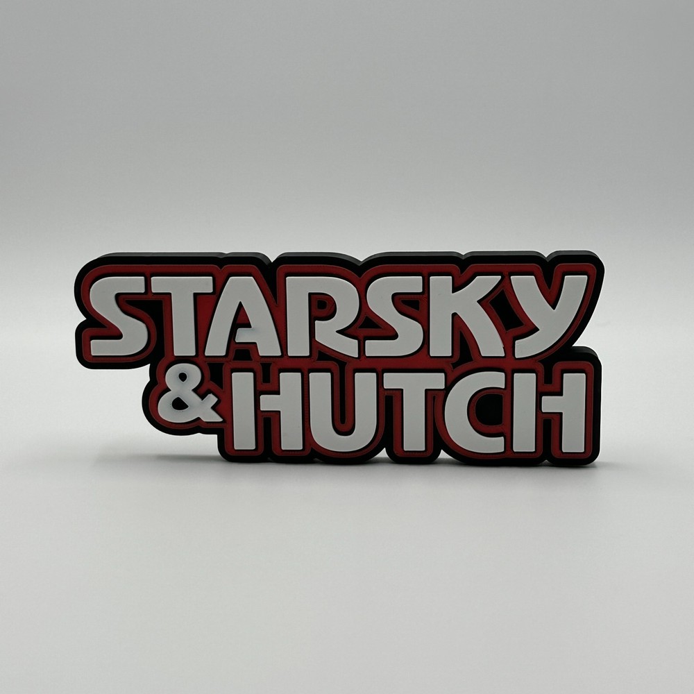 Starsky & Hutch Logo Sign Vintage 70s TV Show Collectible Memorabilia