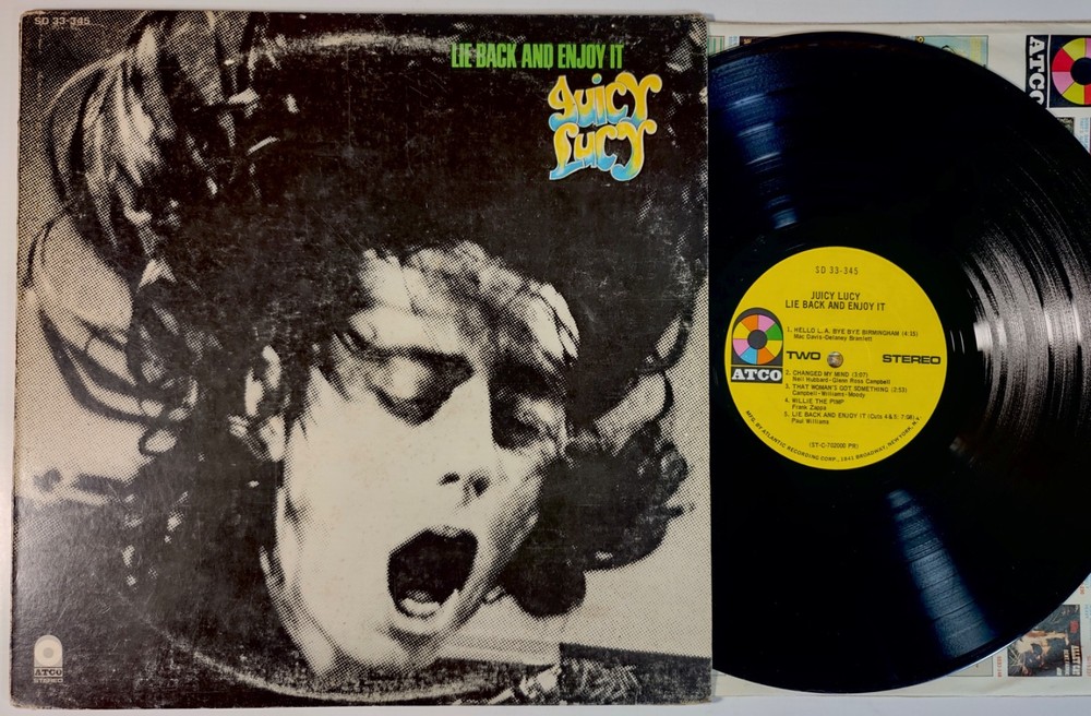 Juicy Lucy Lie Back and Enjoy It LP Atco