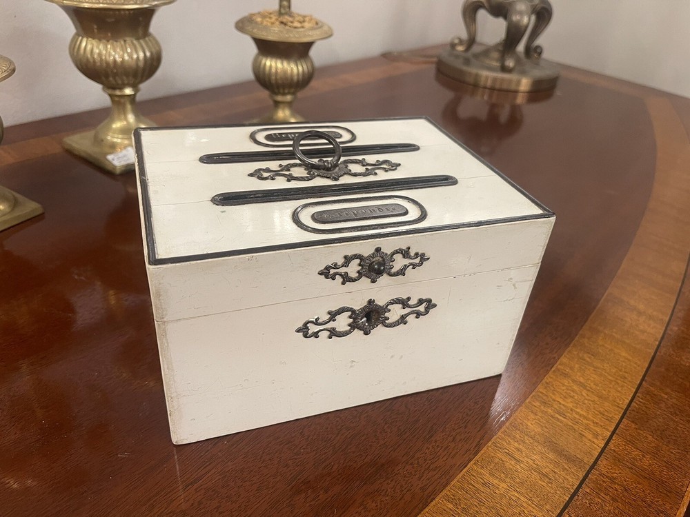 Beautiful Antique Ballot Box Caddy