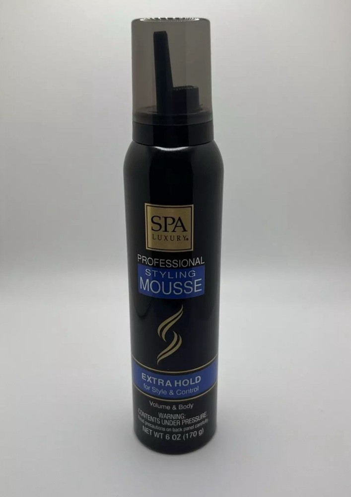 SPA Luxury Styling Mousse for Extra Hold and Voluminous Body Control 6oz