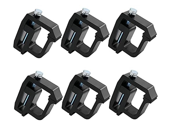 6 Heavy Duty Topper Mount Clamps for Chevy Silverado Sierra 1500 2500