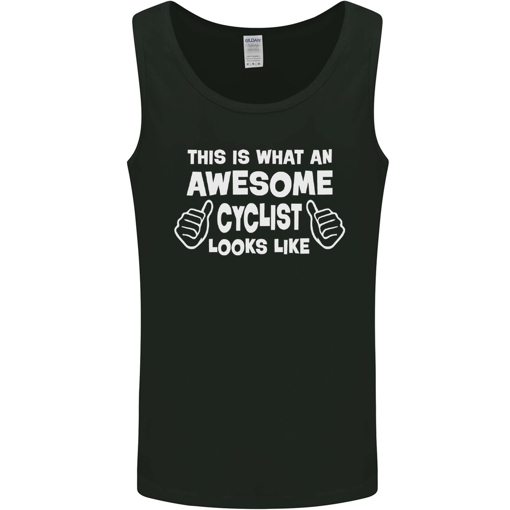 This Is What An Awesome Cyclist Mens Vest Tank Top