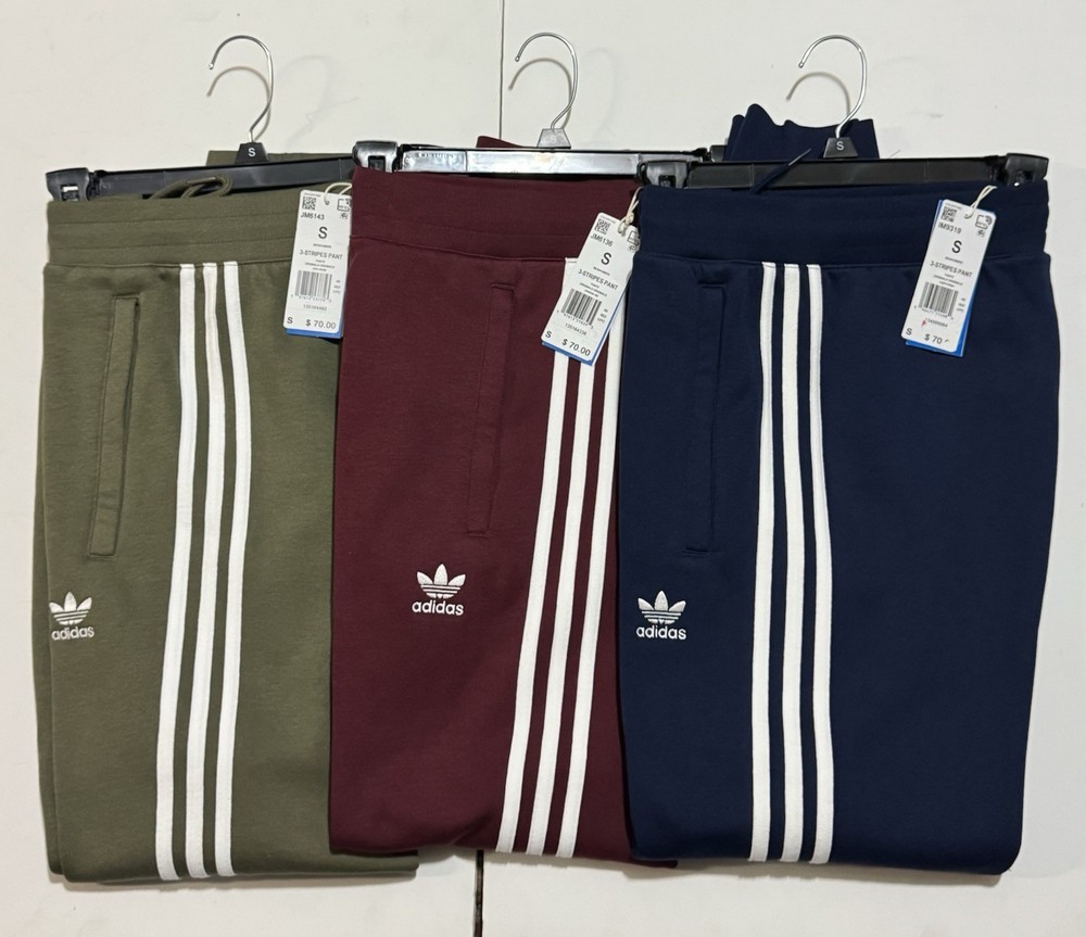 Adidas Mens Adicolor 3 Striper Joggers