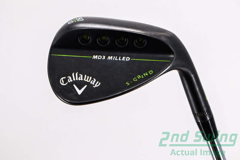 Callaway MD3 Milled Black S-Grind Wedge 50° Stiff Steel Right Hand 35.75in