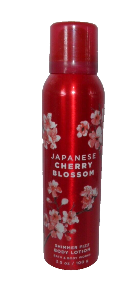 BATH & BODY WORKS JAPANESE CHERRY BLOSSOM SHIMMER FIZZ LOTION CREAM