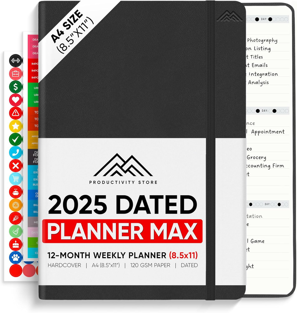 Pro Max - Dated, 2025 Planner, 8.5