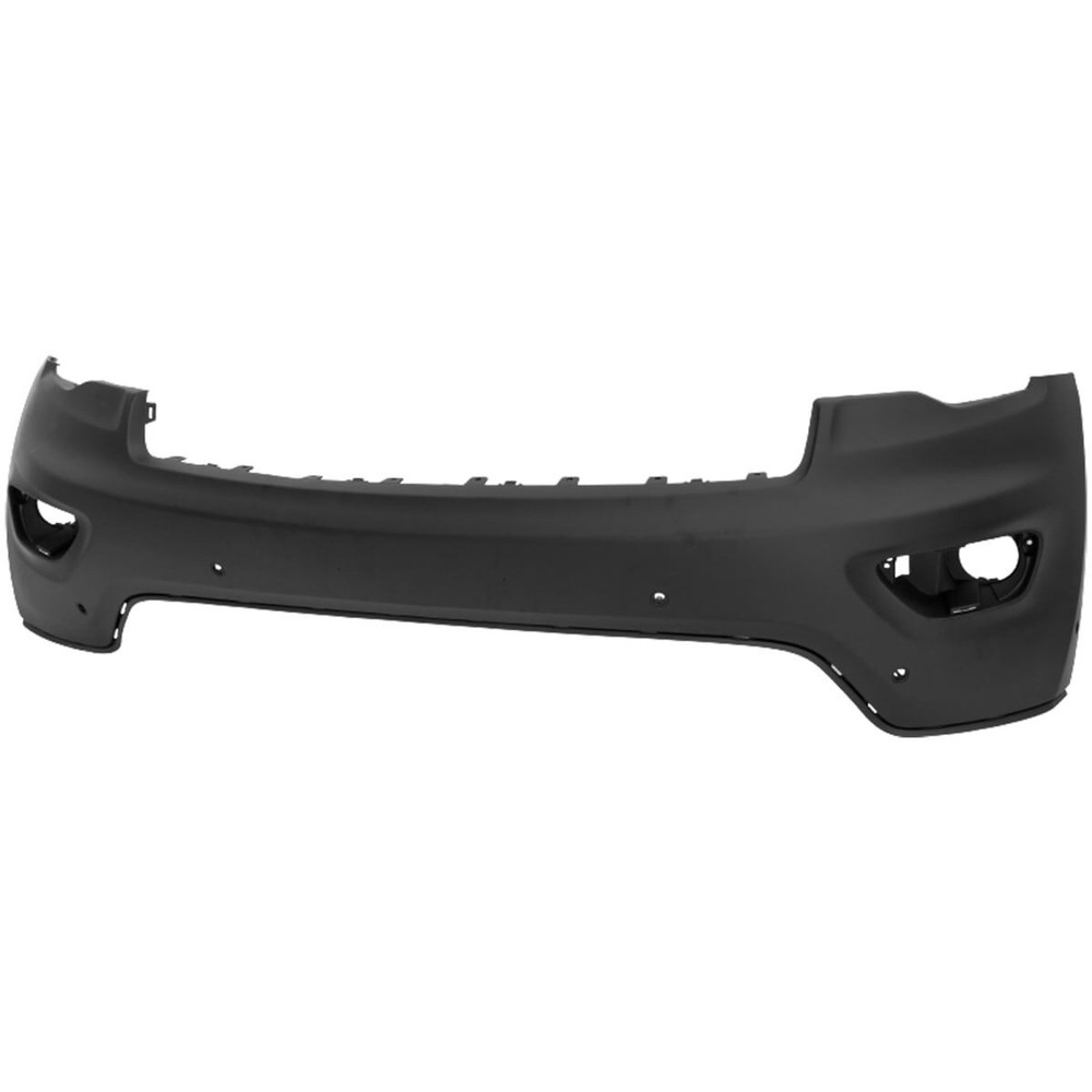 Front Upper Bumper Cover For 16-21 Jeep Grand Cherokee With Sensor Holes Primed