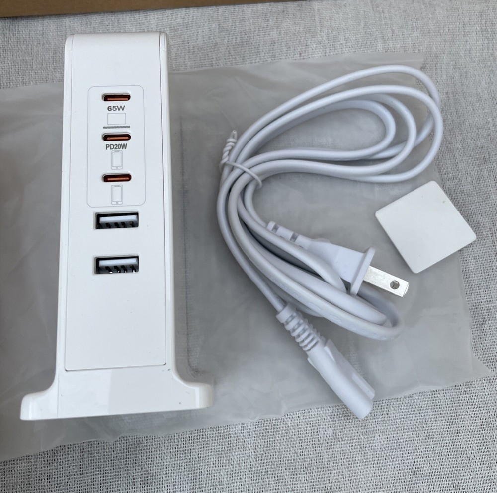 USB C Charger Block 120W GaN Fast Charging Station for Multiple Devices USB