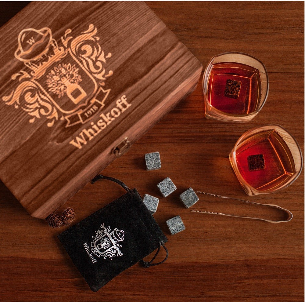 Whiskoff Luxury Whiskey Glass Set – Premium Gift for Connoisseurs