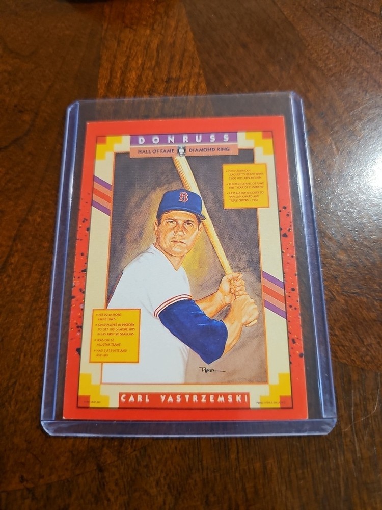 1990 ERROR Donruss Carl Yastrzemski #588 NO DOT