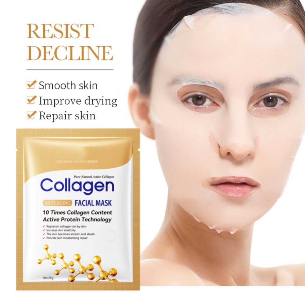 Collagen Moisturizing Hydrating Mask for Skin Tone Brightening and Boost