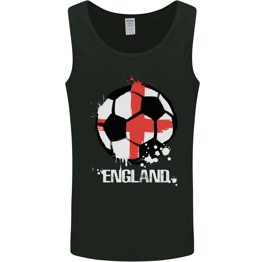 Football England Flag Mens Vest Tank Top