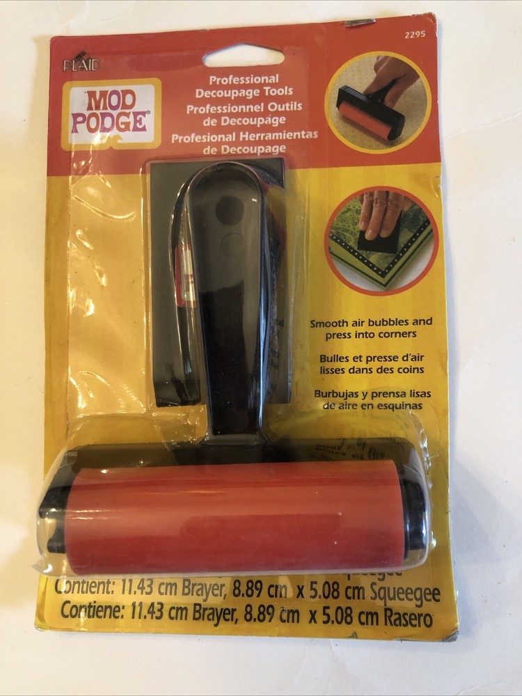 Plaid Mod Podge Professional Decoupage Tools 2295 New On Card