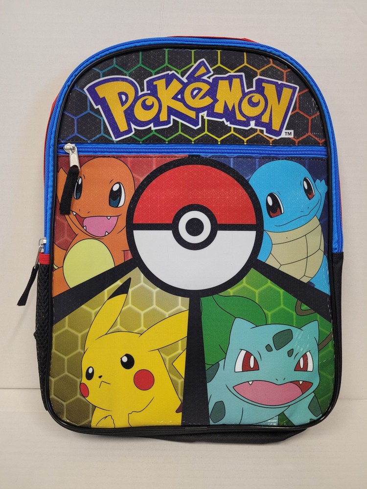 Large Backpack Pokemon Pikachu Friends Charizard 16