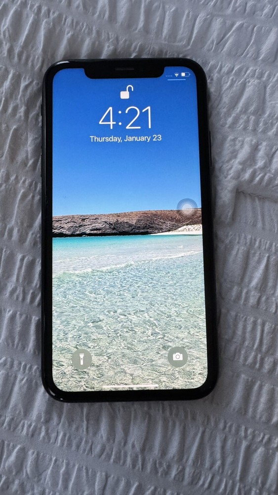 iPhone Xr. Con aplicación TikTok