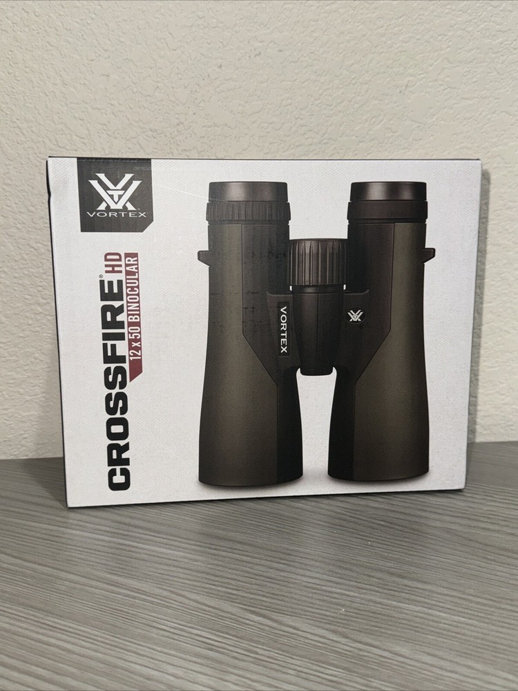 Vortex 12x50 Crossfire HD Binoculars CF-4314 - With GlassPak Harness Case