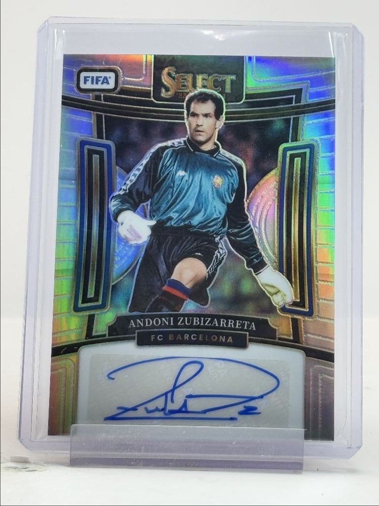 ANDONI ZUBIZARRETA 2023 SELECT AUTOGRAPH FIFA SOCCER SILVER AUTO Q0902