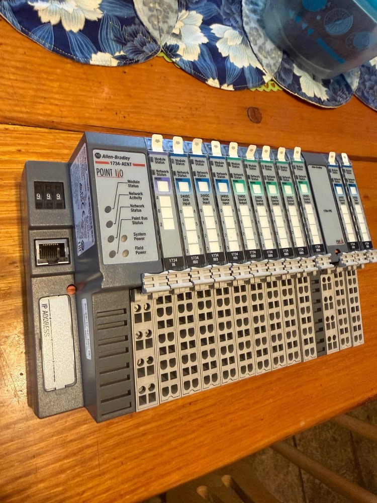 Lot of 14: Allen-Bradley 1734-AENT Point I/O W/ Additional Pieces
