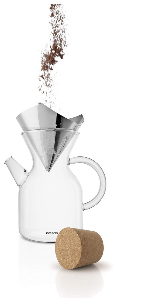 Pour-over Coffee Maker with Reusable Stainless Steel Filter – Danish Design