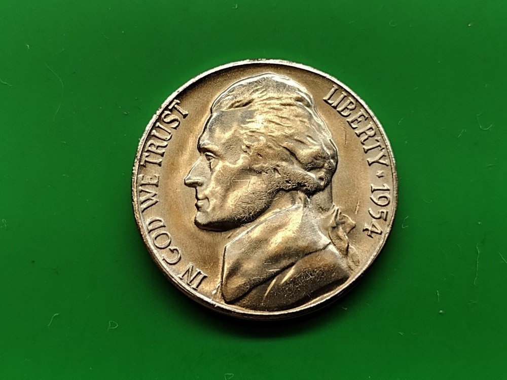 1954 S BU Jefferson Nickel Sets. Lot Of 1 Uncirculated Coin.